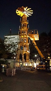 Erzgebirgische Stufenpyramide - 2015 Tokyo/Japan - Aufbau