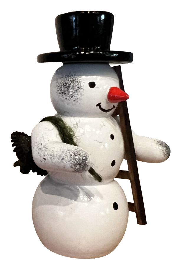 Schneemann, Leiter und Kehrbesen 5,5cm