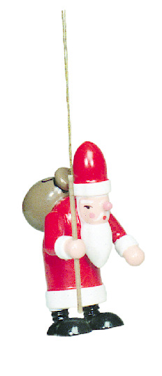 Weihnachtsmann ,zum Hängen - 7,5 cm