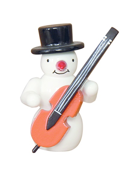 Schneemann, Baßgeige - 5,5 cm