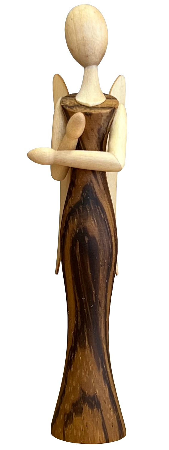 Engel, aus Zebrano - 8 cm