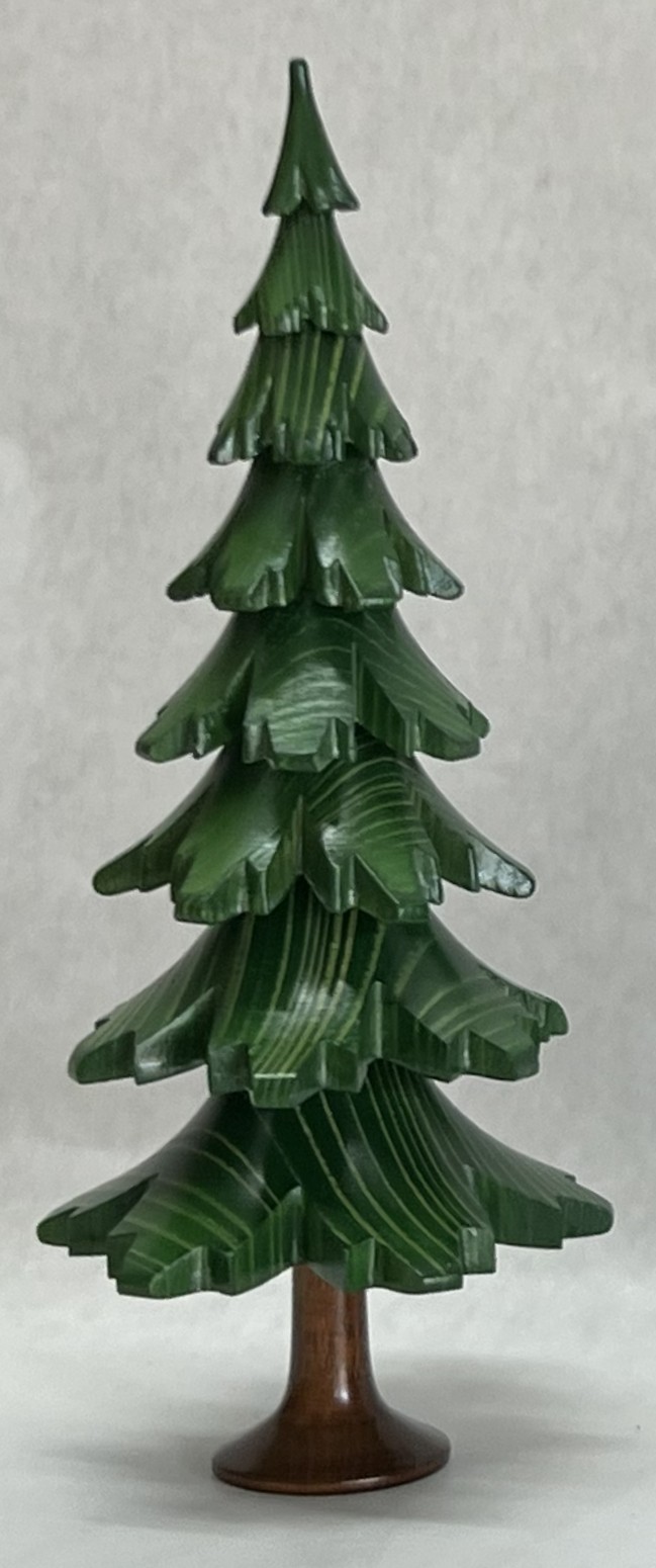Baum grün lasiert 24,5cm