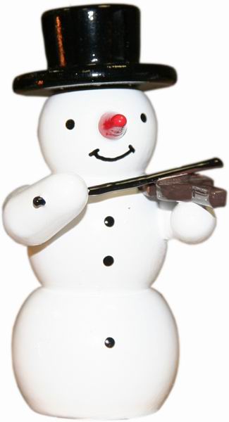 Schneemann, Geige - 5,5 cm