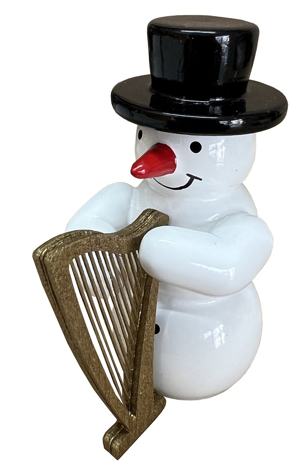 Schneemann, Harfe groß, 5,5cm