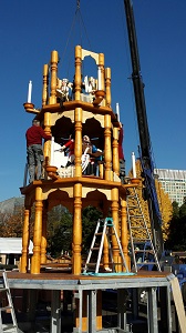 Erzgebirgische Stufenpyramide - 2015 Tokyo/Japan - Aufbau