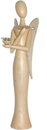 Engel, aus Ahorn - 24,5 cm - Erzgebirgische Holzkunst Gahlenz