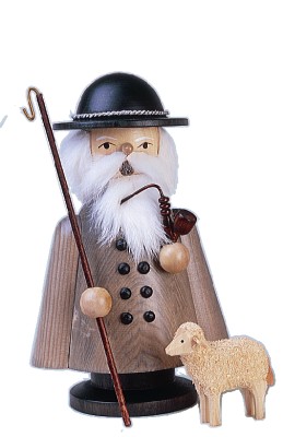 RM Schäfer mit Schaf gebeizt - 22 cm