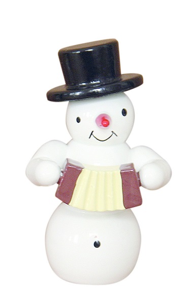 Schneemann, Ziehharmonika - 5,5 cm