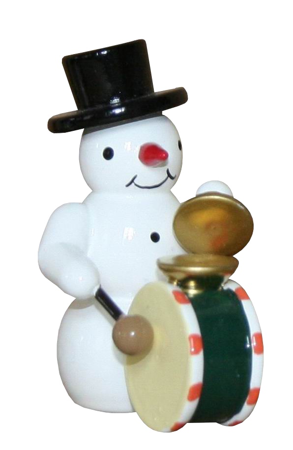 Schneemann, Pauke mit Becken - 5,5 cm