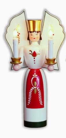 LT Engel Ranke, elektrisch - 36 cm - Erzgebirgische Holzkunst Gahlenz