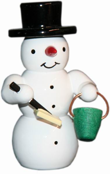 Schneemann, Schaufel und Eimer - 5,5 cm