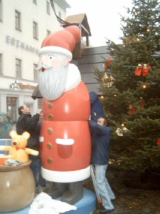 Riesen-Weihnachtsmann - 2003 Annaberg - Herstellung