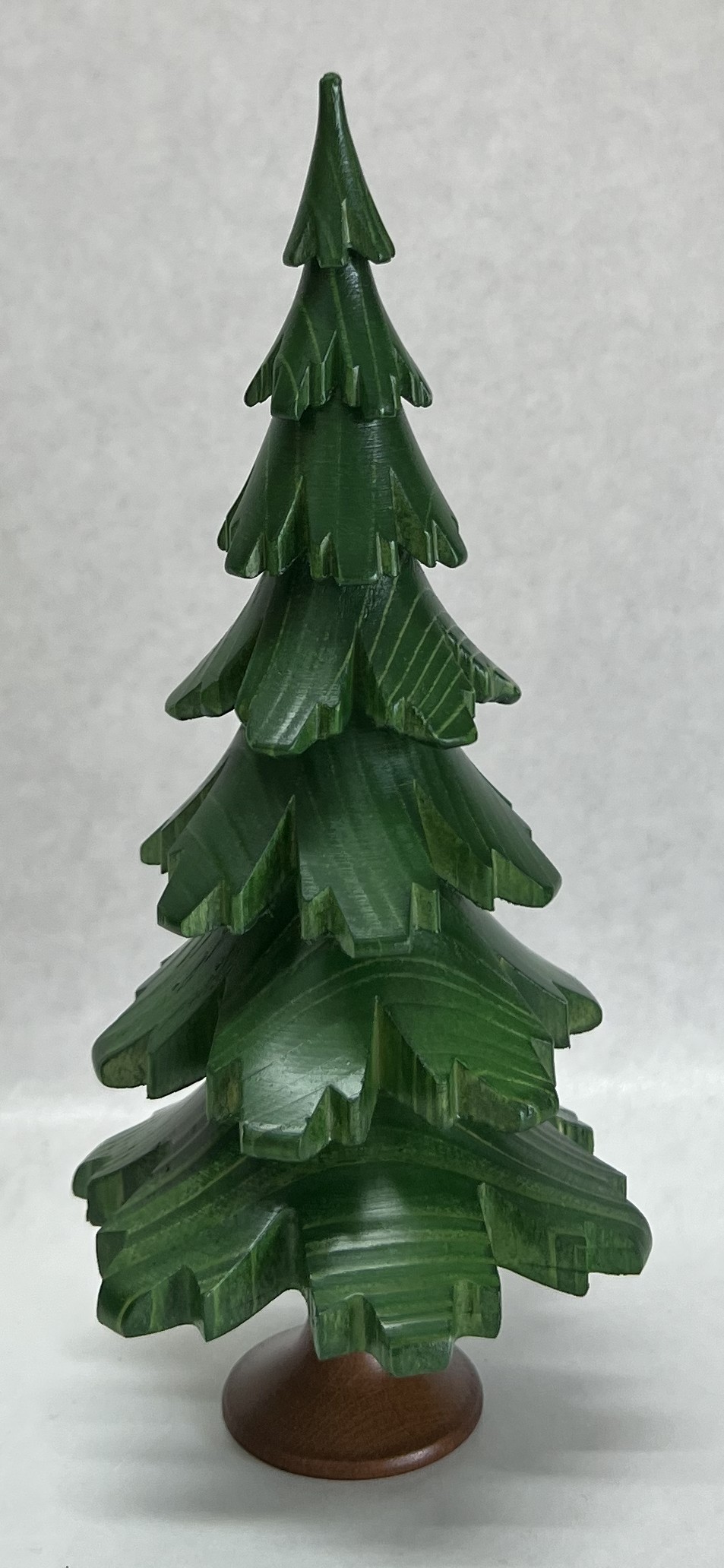 Baum grün lasiert,19cm
