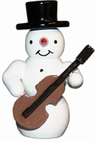 Schneemann, Gitarre - 5,5 cm