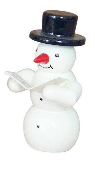 Schneemann, Notenblatt - 5,5 cm