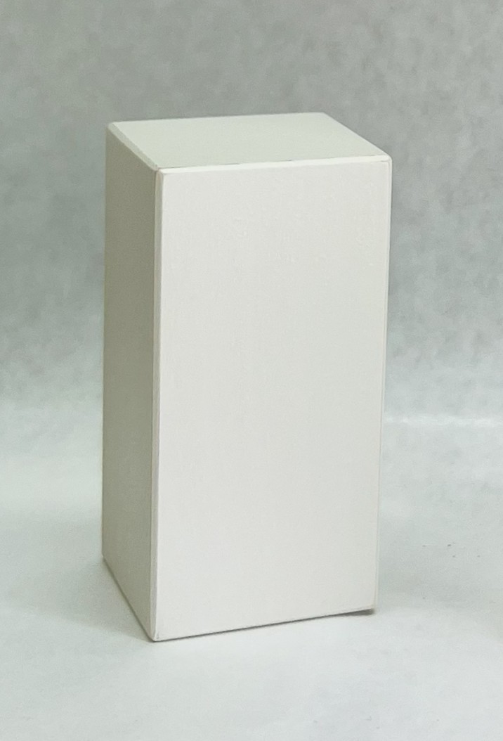 Dekoklotz weiss, 8 cm
