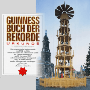 Die weltgrößte Pyramide - 1997 in Dresden