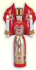 LT Engel, rot, elektrisch - 36 cm - Erzgebirgische Holzkunst Gahlenz