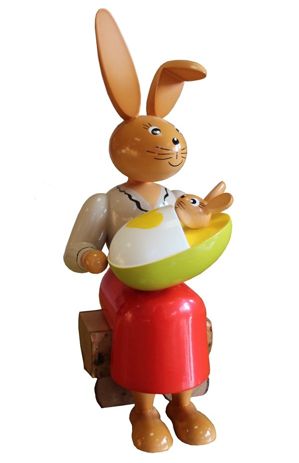 Häsin mit Kind 22cm