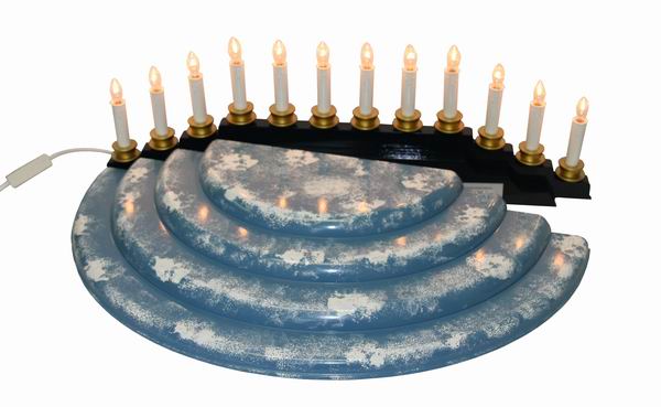 elektrische Beleuchtung 10 Kerzen,58x18cm (ohne Wolke)