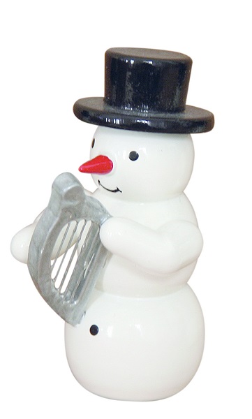 Schneemann, Leier - 5,5 cm