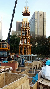 Erzgebirgische Stufenpyramide - 2015 Tokyo/Japan - Aufbau