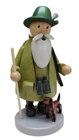 RM Förster mit Dackel gebeizt - 22 cm